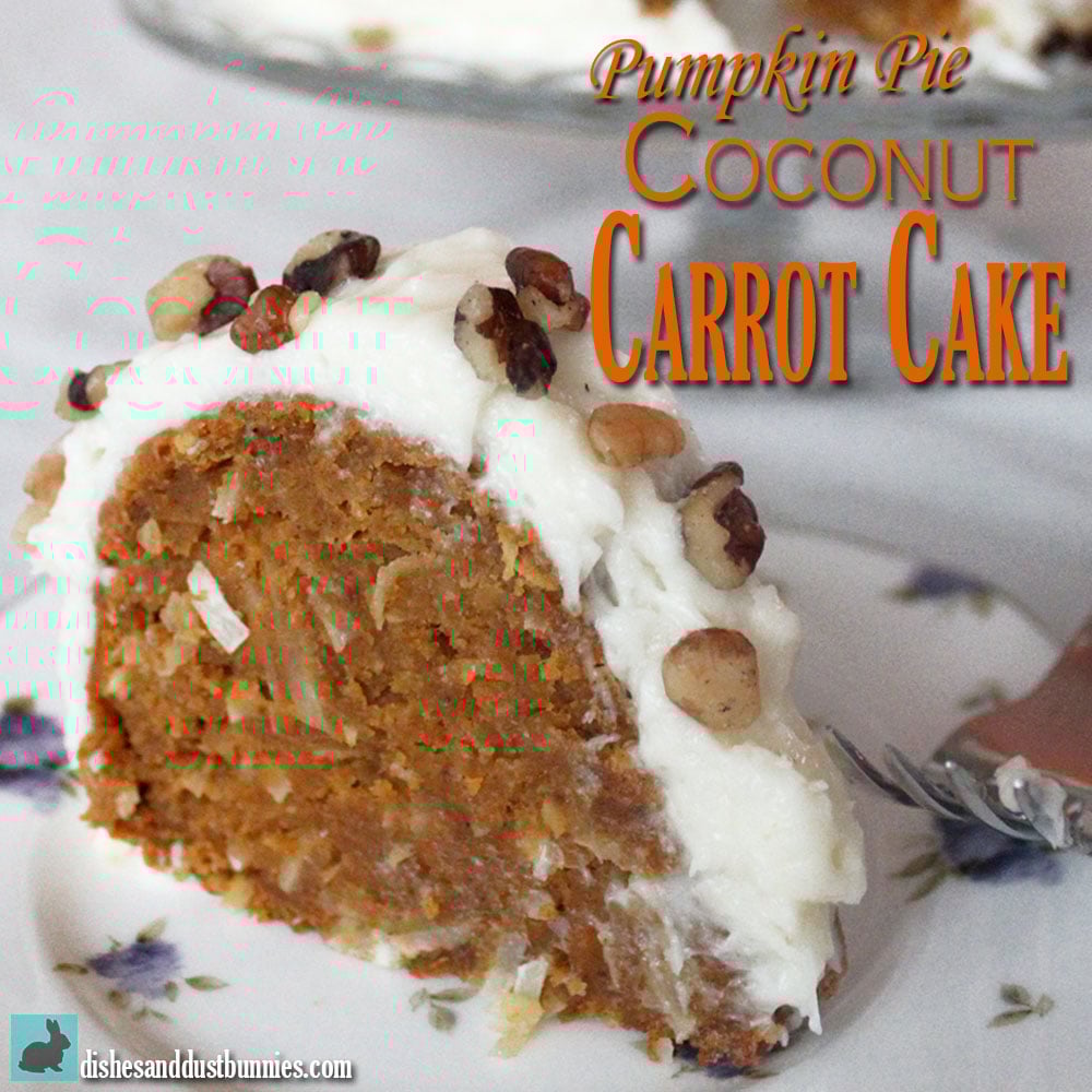 Pumpkin Pie Coconut Carrot Cake