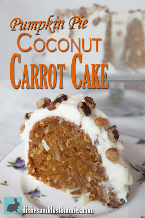 Pumpkin Pie Coconut Carrot Cake