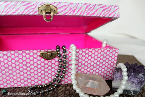 Dollar Store DIY Glitter Princess Trinket Box