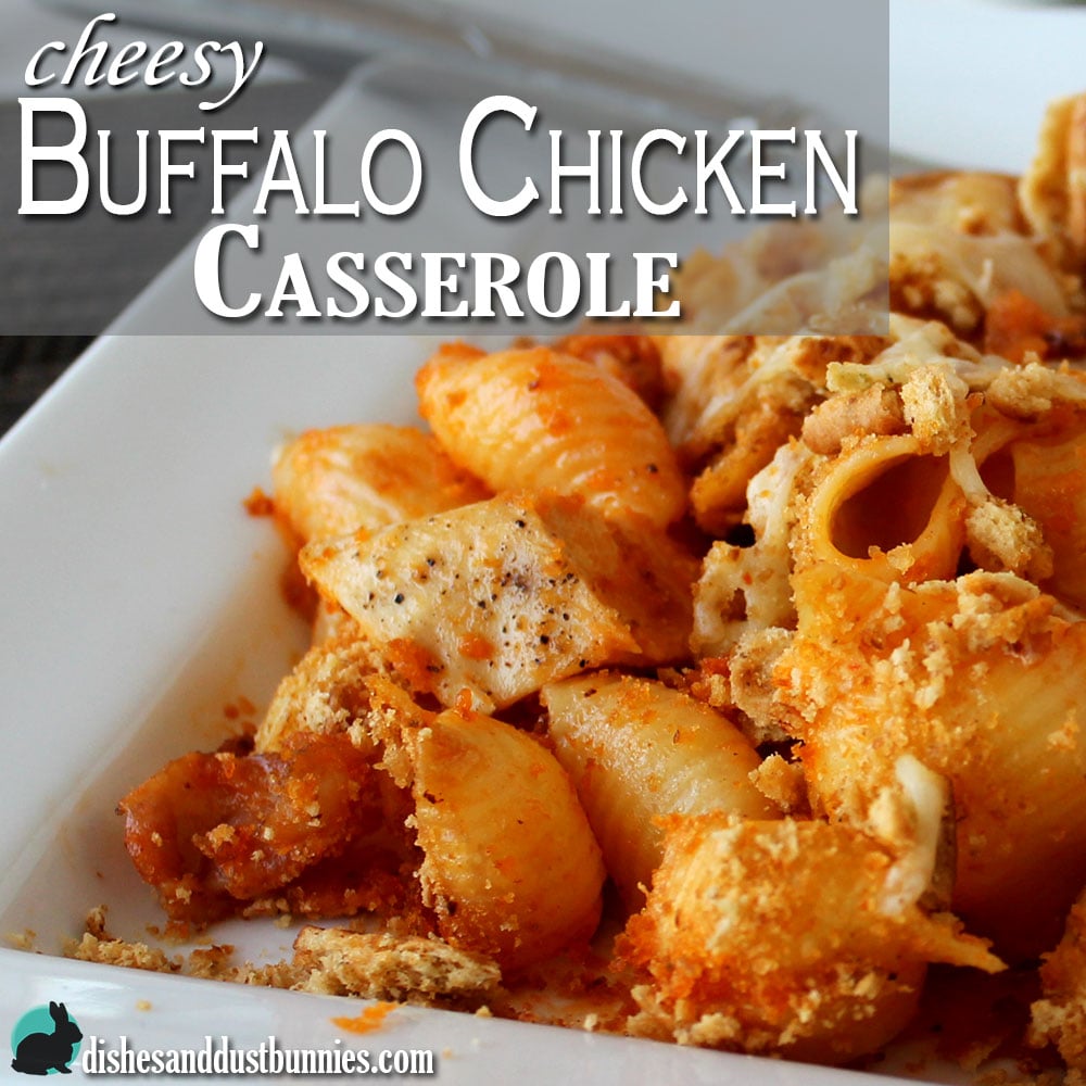 Cheesy Buffalo Chicken Casserole