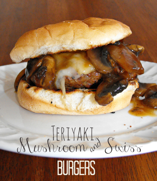 Teriyaki Mushroom and Swiss Burgers - Coffee with Us 3