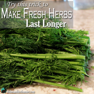 Try this trick to Make Fresh Herbs Last Longer