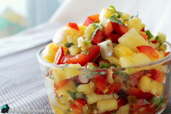 Pineapple Salsa Recipe from Dishes & Dust Bunnies