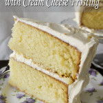Lemon Cake with Cream Cheese Frosting