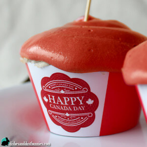 Canada Day Free Printable Cupcake Wrappers