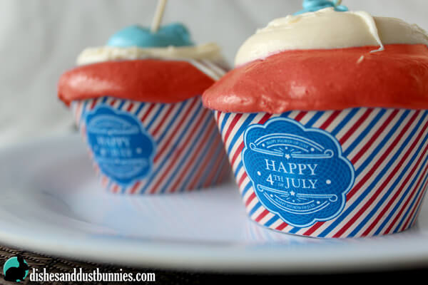 4th of July Free Printable Cupcake Wrappers