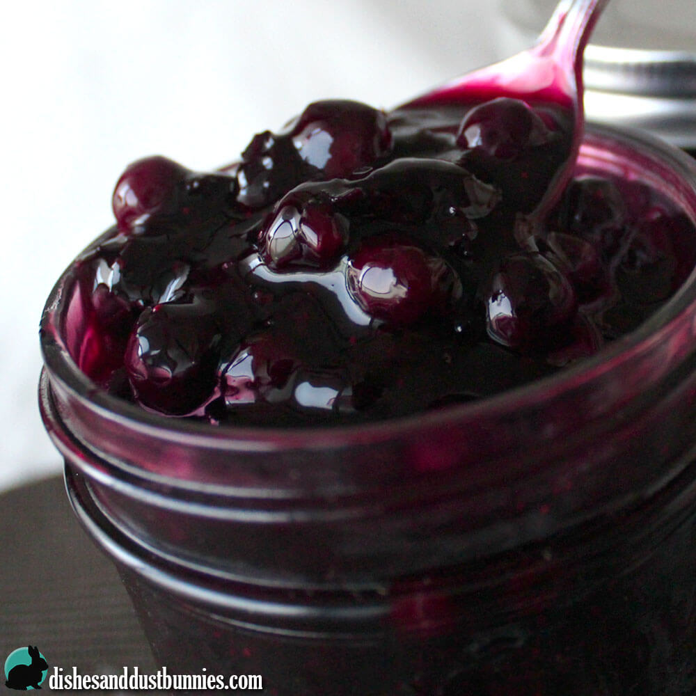 Homemade Blueberry Pie Filling from Dishes & Dust Bunnies