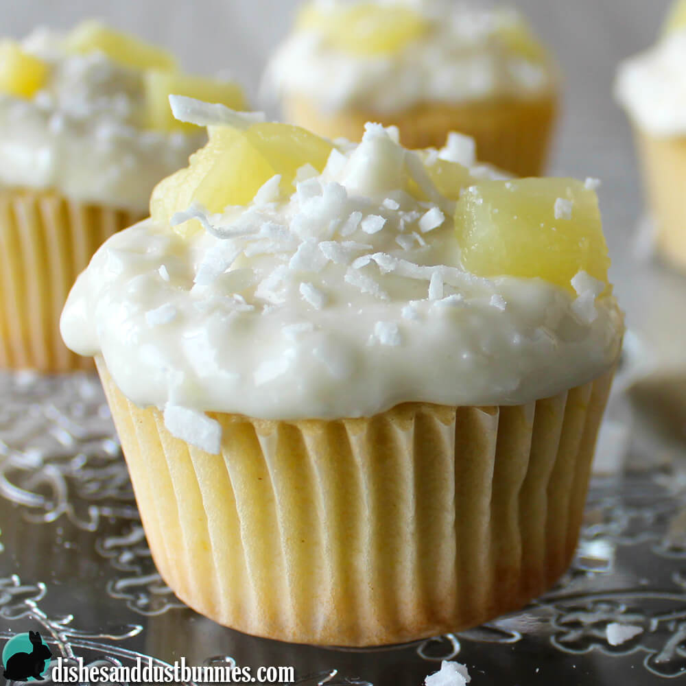 Piña Colada Cupcakes