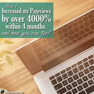 How I Increased my Pageviews by over 4000% within 4 months and how you can too!