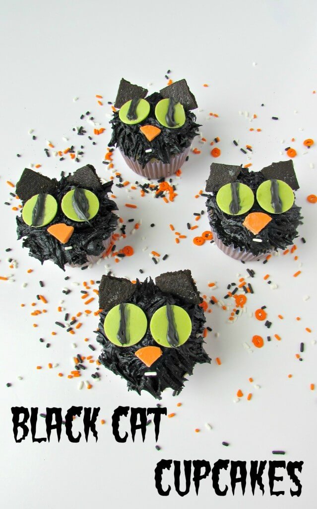Black Cat Cupcakes from Val Event Gal