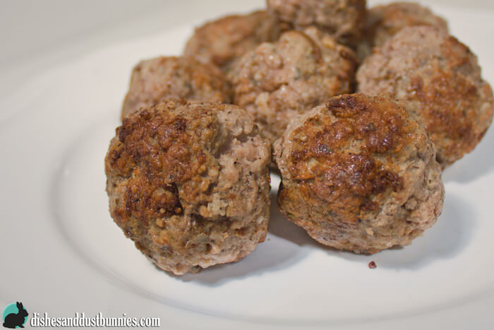 The Perfect Basic Meatball Recipe from dishesanddustbunnies.com