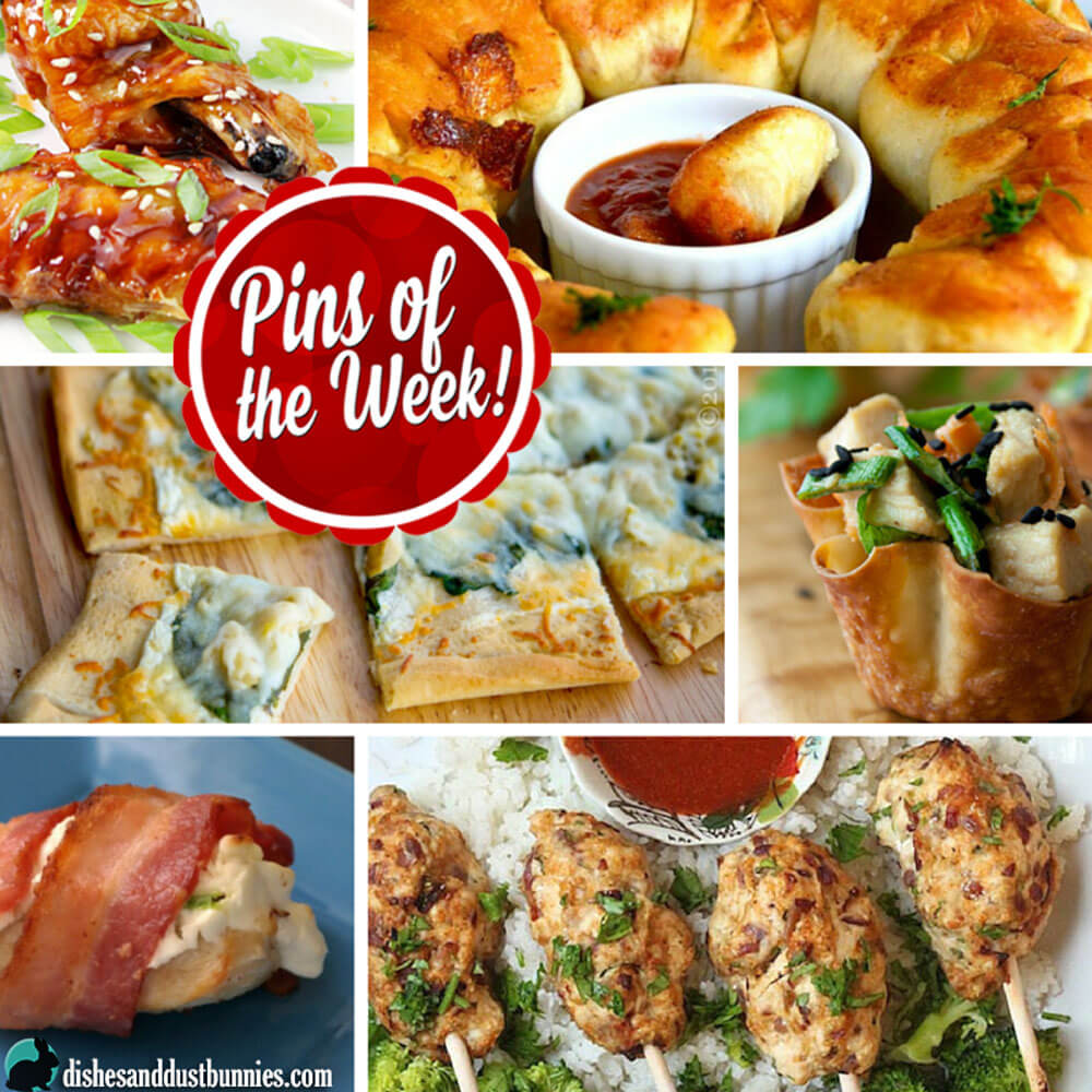 Amazing Appetizers - Pins of the Week! - Dishes and Dust Bunnies