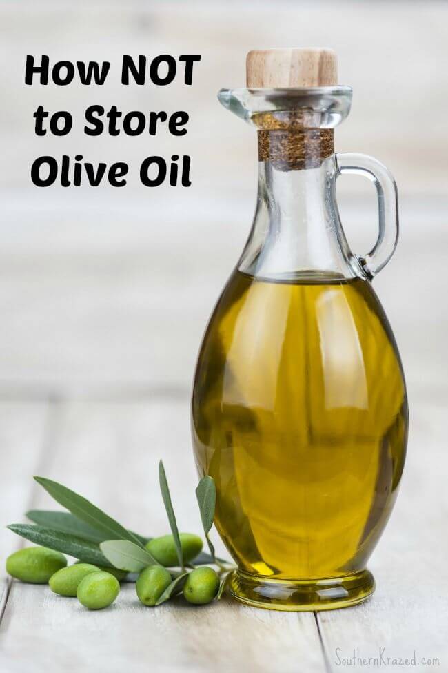 How NOT to Store Olive Oil from Southern Krazed
