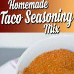 Homemade Taco Seasoning Mix from dishesanddustbunnies.com