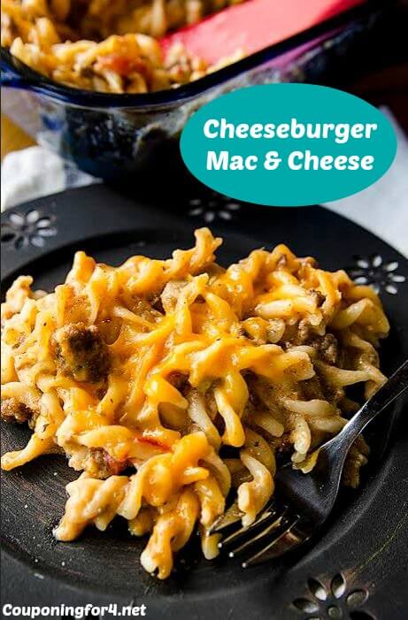 Cheeseburger Mac & Cheese from Couponing For 4