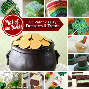 St. Patrick's Day Desserts and Treats - Pins of the Week! from dishesanddustbunnies.com