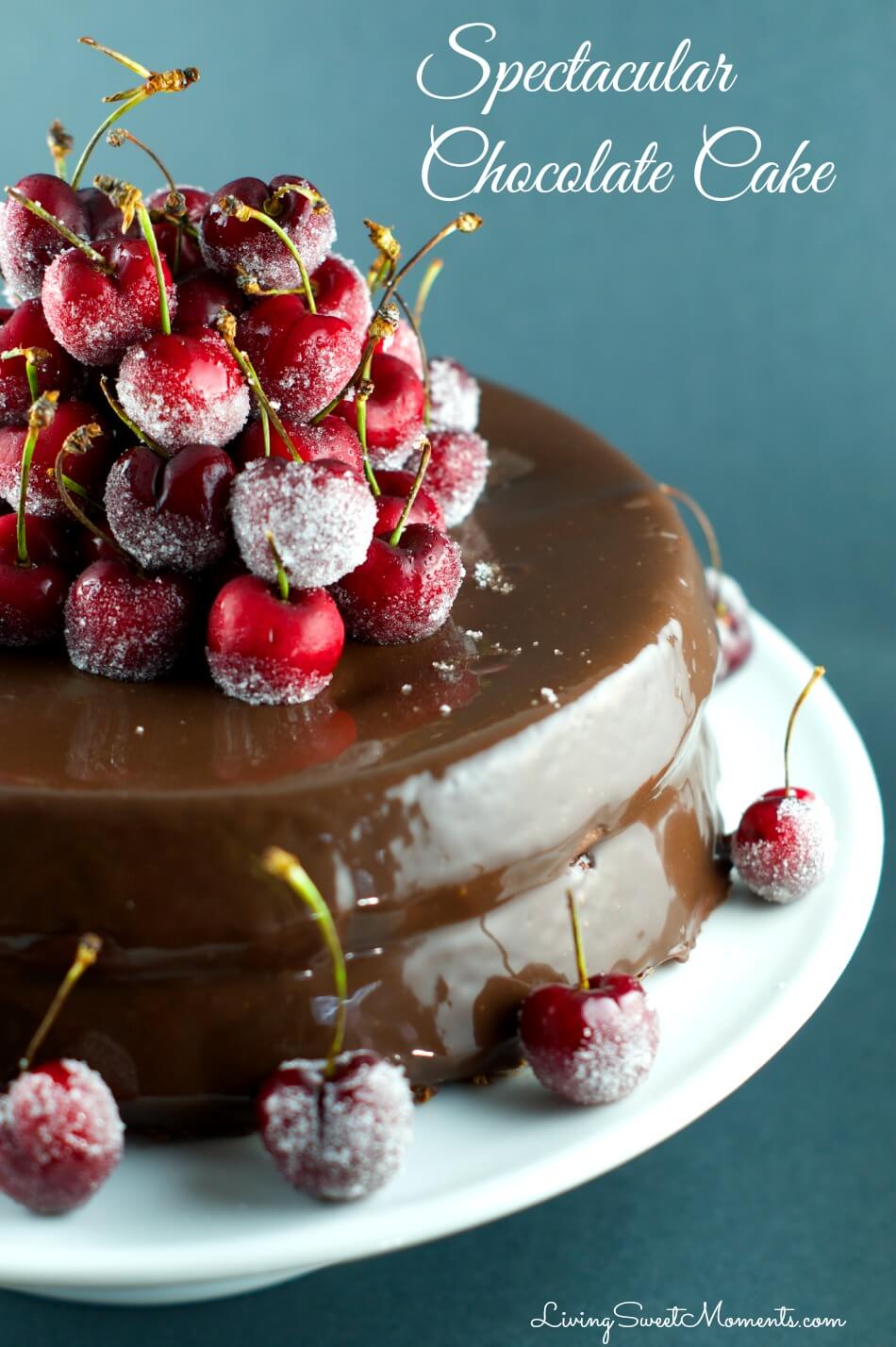 Spectacular Chocolate Cake from Living Sweet Moments