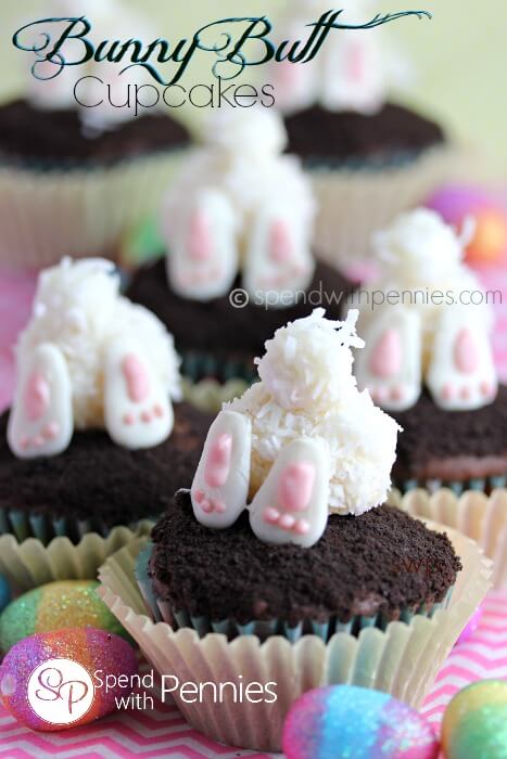 Bunny Butt Cupcakes from Cook Crave Inspire by Spend with Pennies