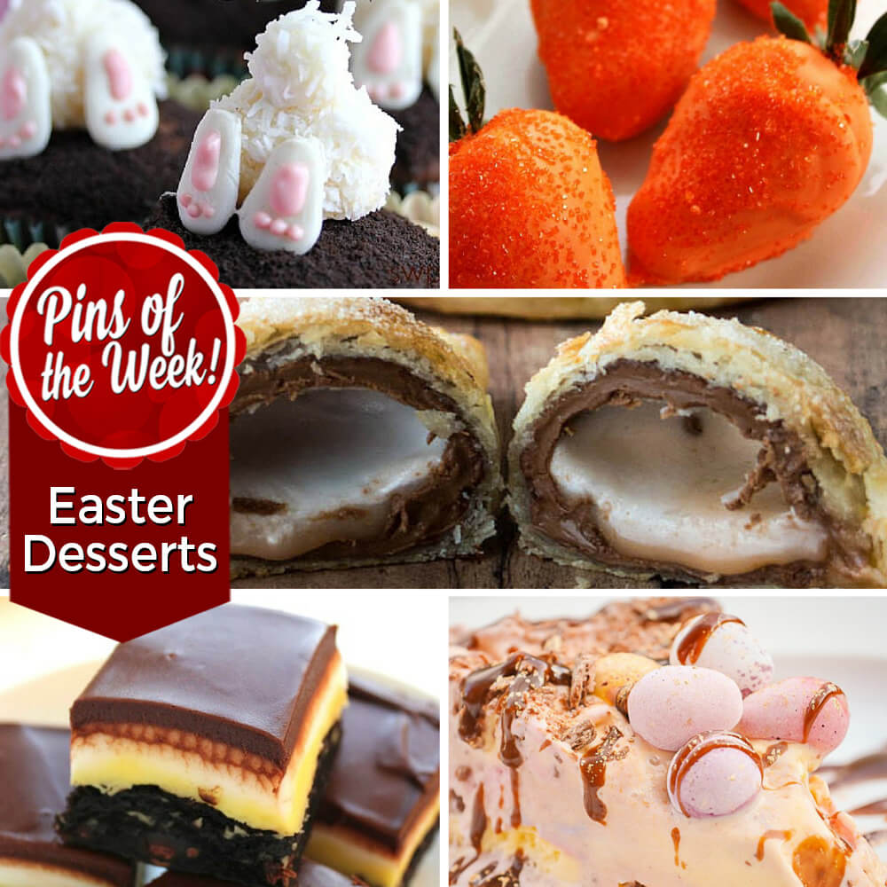 Easter Desserts Pins of the Week! Dishes and Dust Bunnies