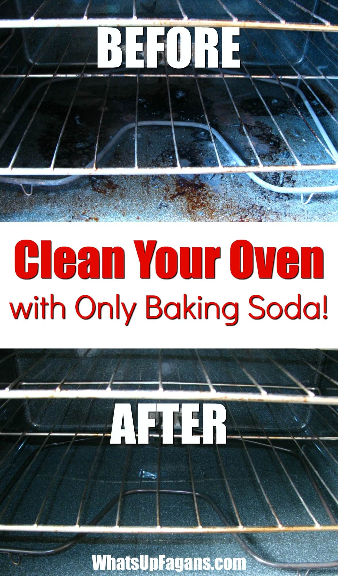 Tips and Tricks for Cleaning an Oven with Baking Soda from What's Up Fagans