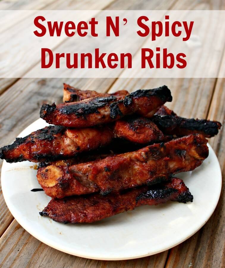 Sweet And Spicy Drunken Ribs from Thinking Outside the Sandbox Family