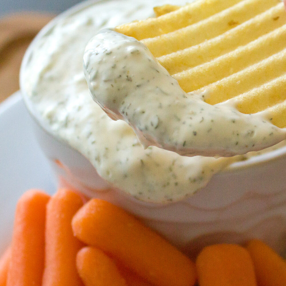 Easy Dill Dip Recipe - Dishes &amp; Dust Bunnies