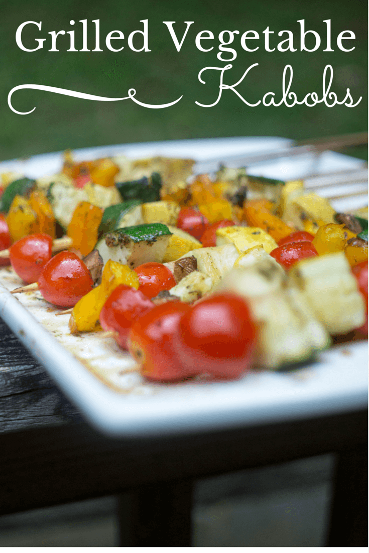 Grilled Vegetable Kabobs from Divas Run for Bling
