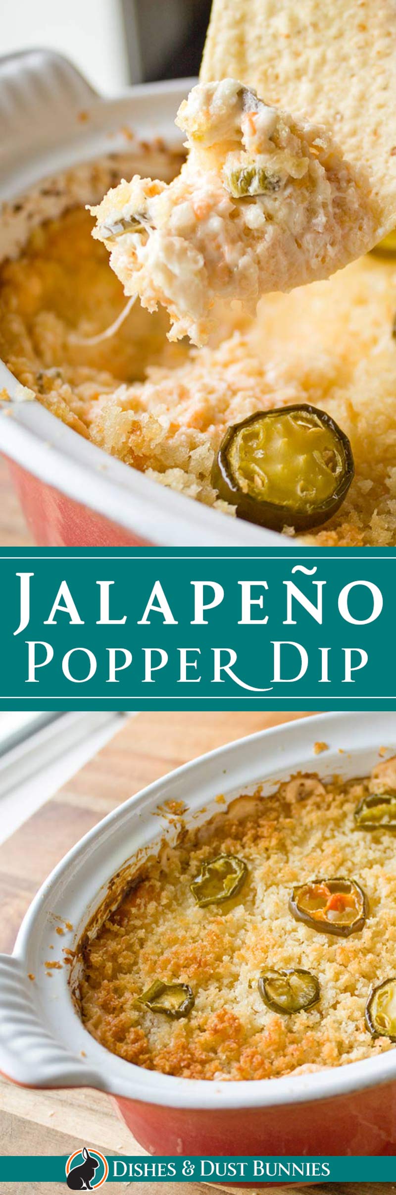 Jalapeno Popper Dip from dishesanddustbunnies.com
