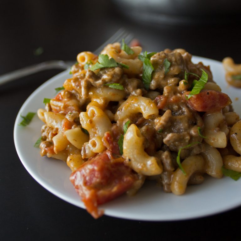 Cheeseburger Macaroni - Homemade Hamburger Helper Copycat Recipe