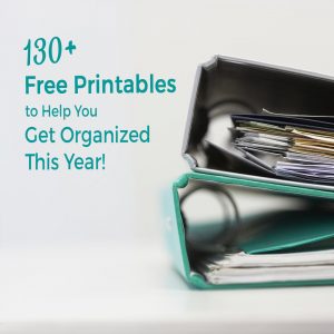 130+ Free Printables to Help You Get Organized This Year! from dishesanddustbunnies.com