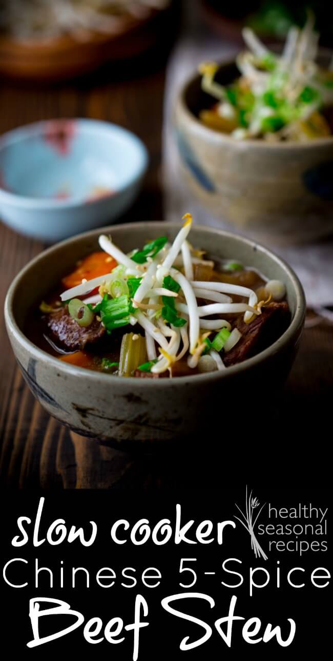 Slow Cooker Chinese 5 Spice Beef Stew from Healthy Seasonal Recipes