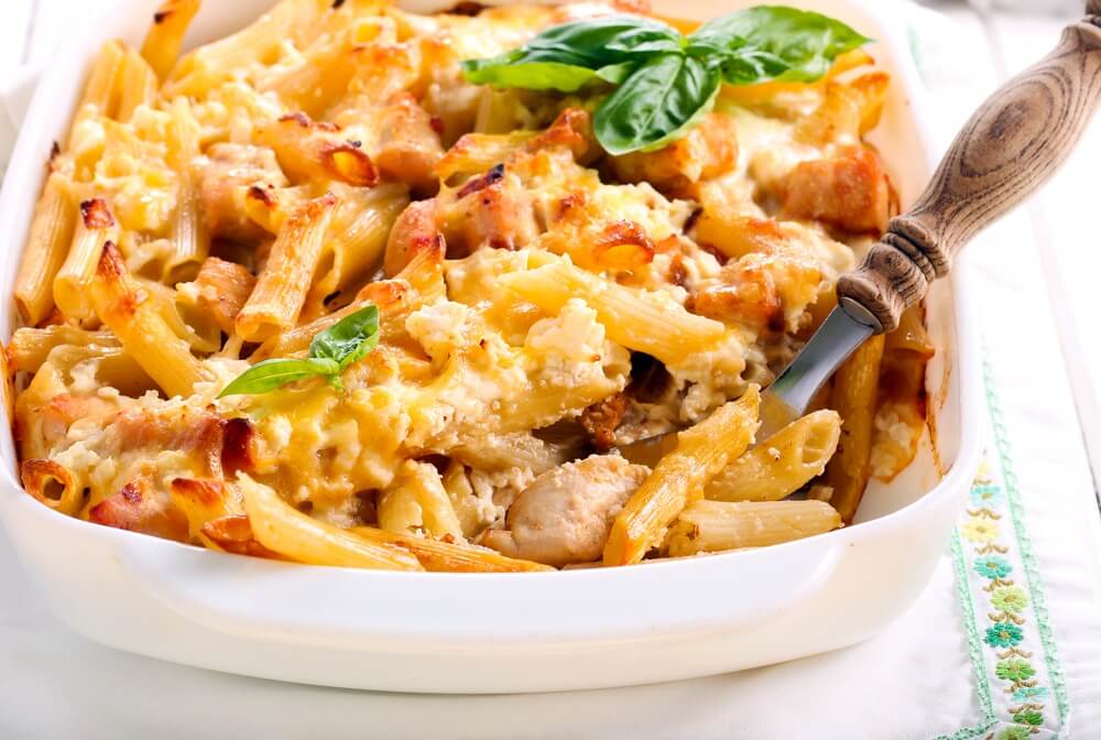Instant Pot Double Cheese Chicken Rigatoni Bake from Recipe This