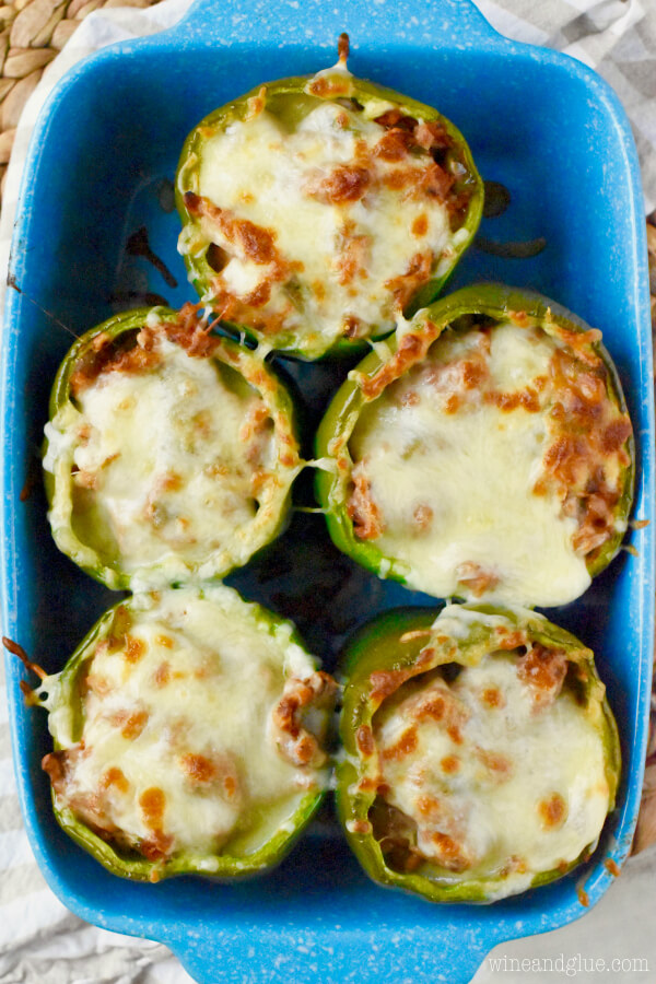 Italian Stuffed Peppers from Wine and Glue