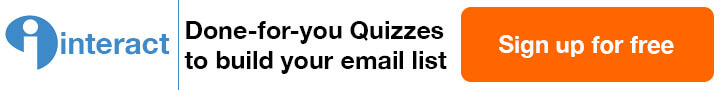 Done for you quizzes to build your email list - Click here to Sign Up for Free!