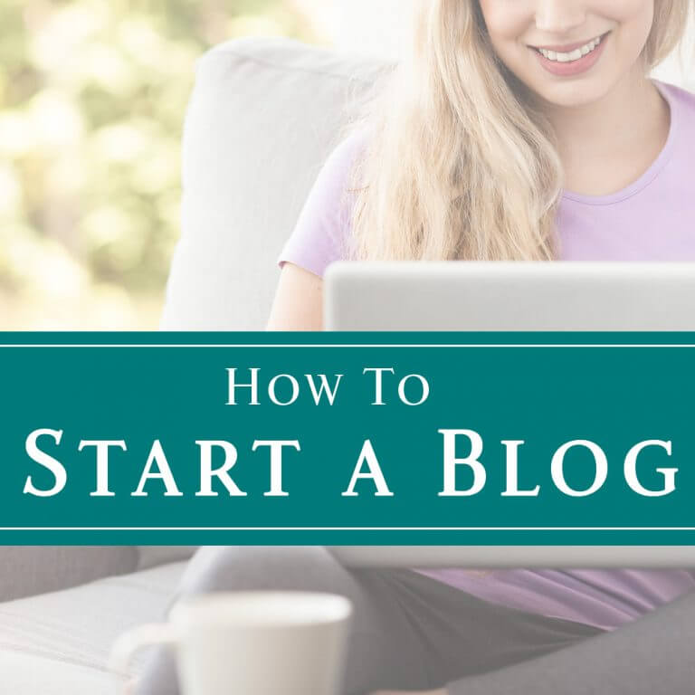 How to Start a Blog from dishesanddustbunnies.com
