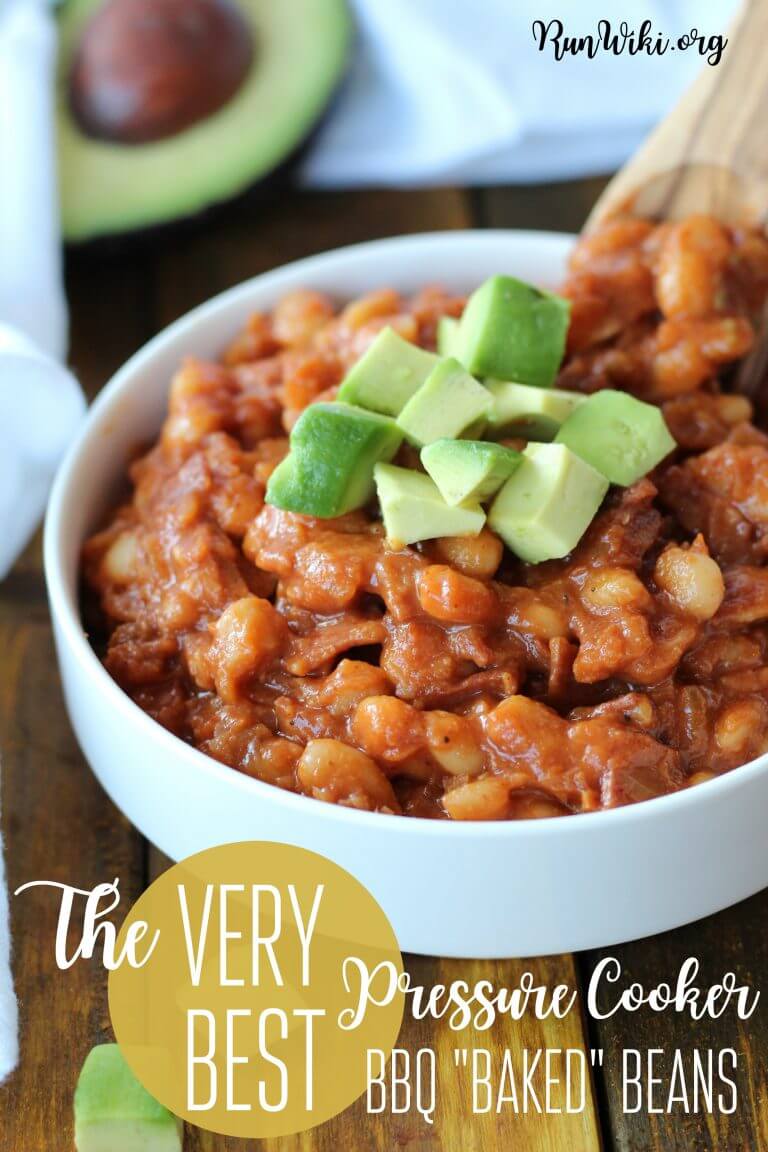 The Very Best Pressure Cooker BBQ “Baked” Beans from Run Wiki