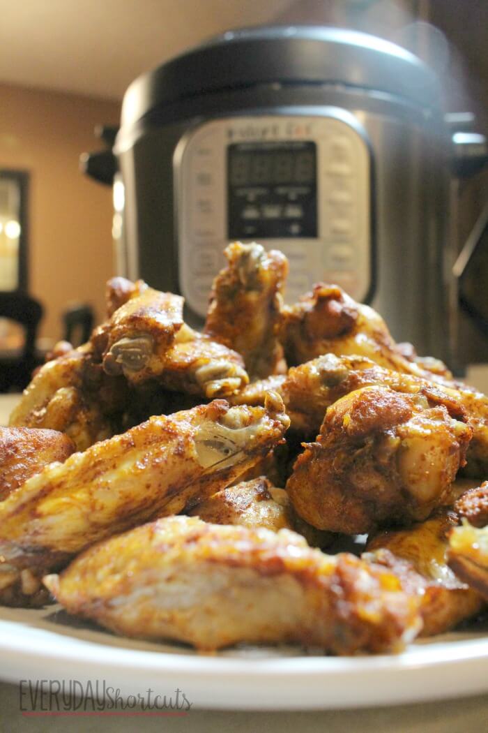 Instant Pot BBQ Chicken Wings from Everyday Shortcuts