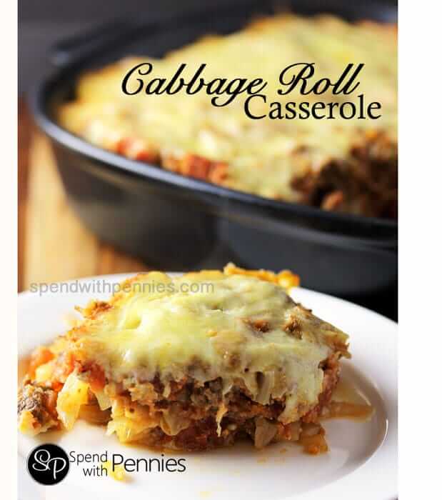 Cabbage Roll Casserole from Spend with Pennies