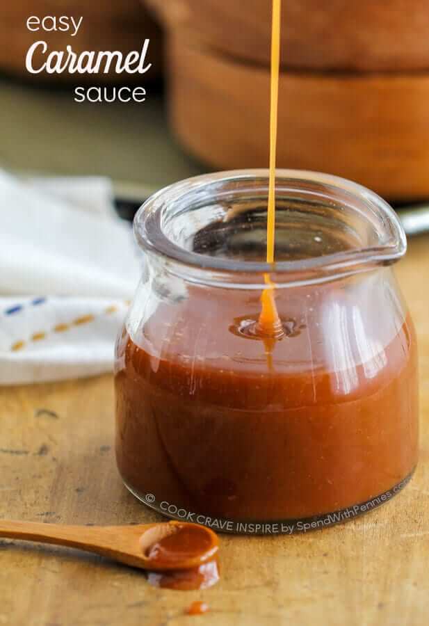 Easy Caramel Sauce from Spend With Pennies