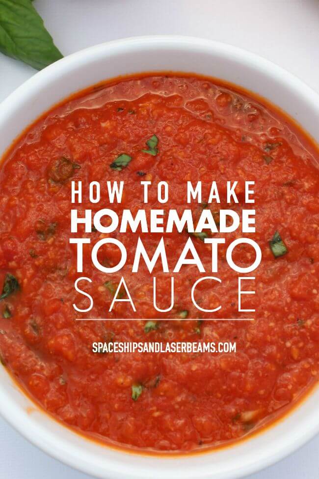 How to Make Homemade Tomato Sauce from Spaceships & Laser Beams