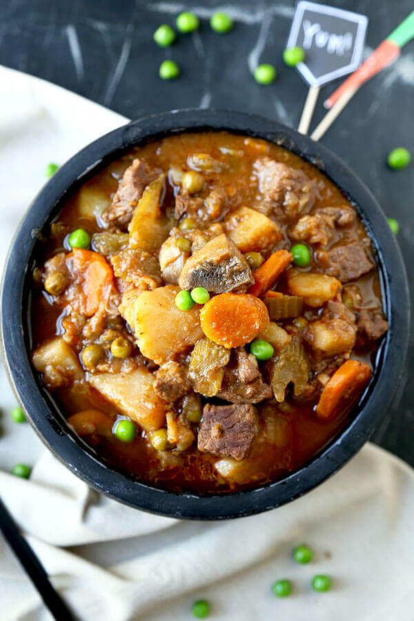 Slow Cooker Beef Stew from Pickled Plum