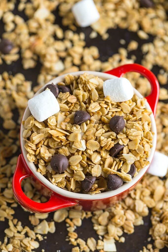 Campfire S'mores Granola from The Big Man's World