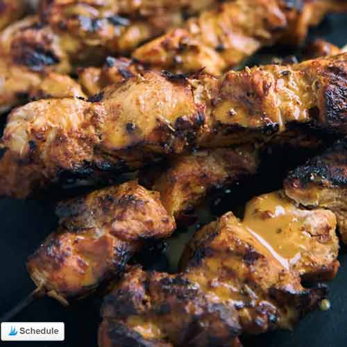Thai-Style Spicy Grilled Chicken Skewers from Paleo Leap