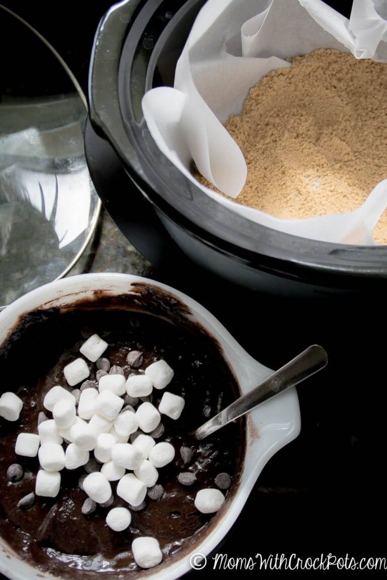 Crockpot S'mores Cake from Moms with Crockpots