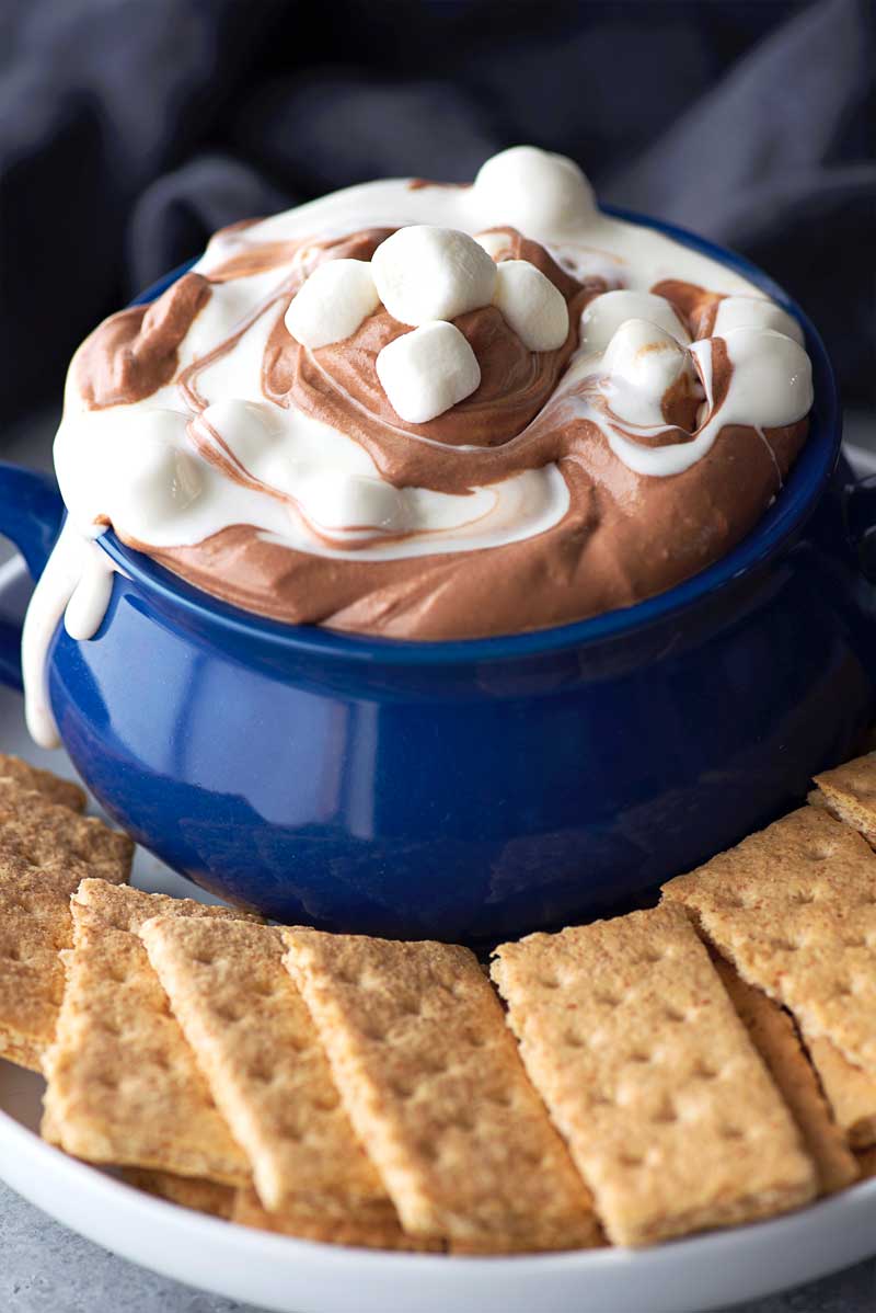 Fluffy S'mores Dip from Homemade Hooplah