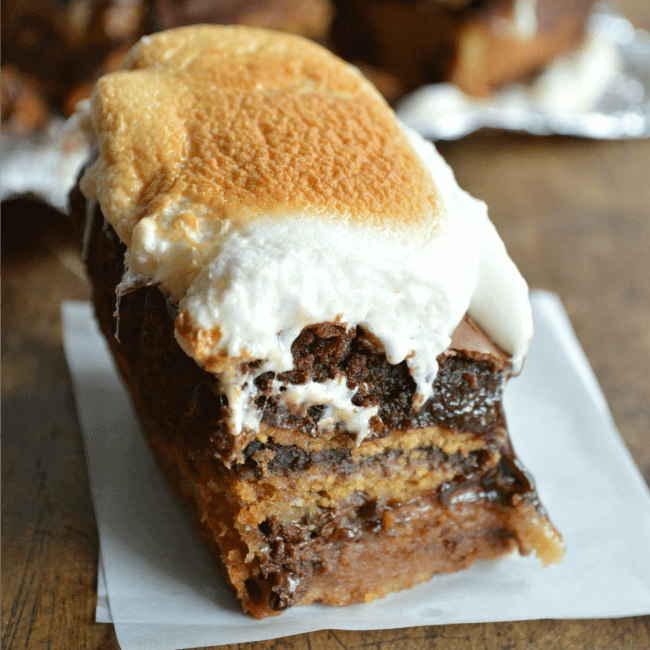 Slutty S'mores Oreo Brownies from Sugar Dish Me