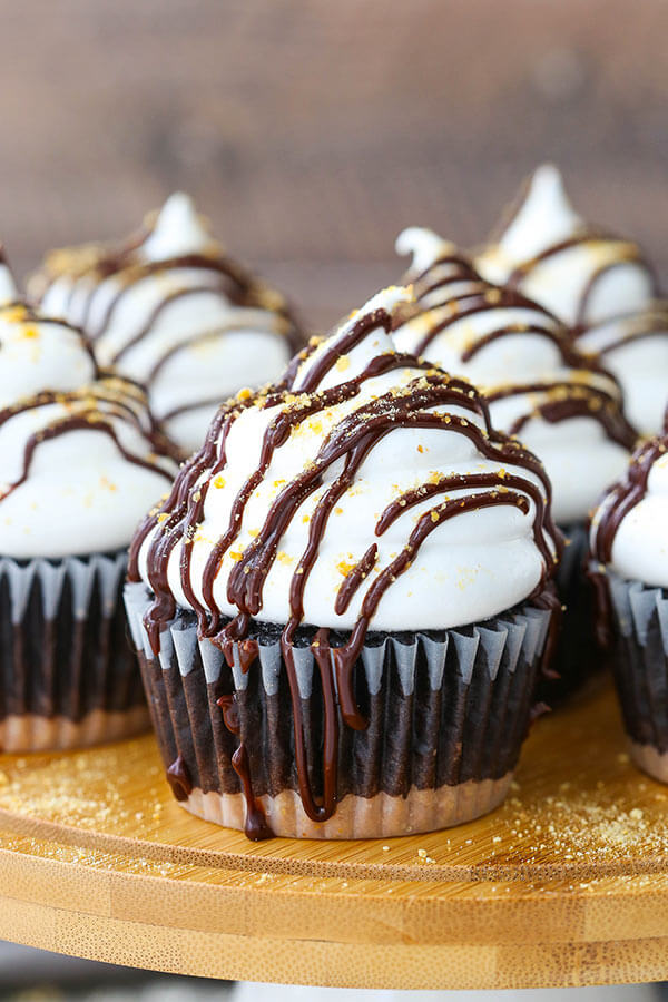 S'mores Cupcakes from Life, Love and Sugar