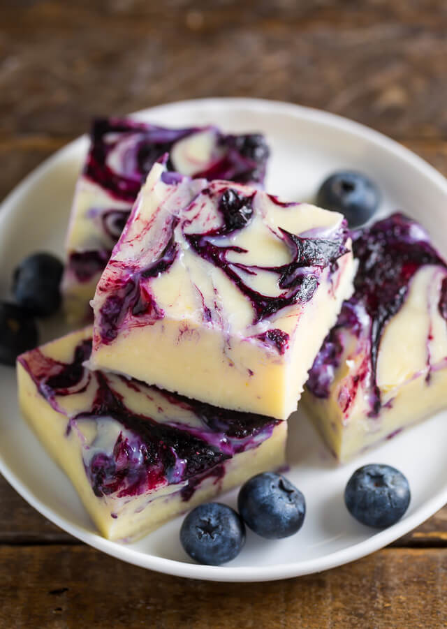 Blueberry Pie Fudge from Baker by Nature