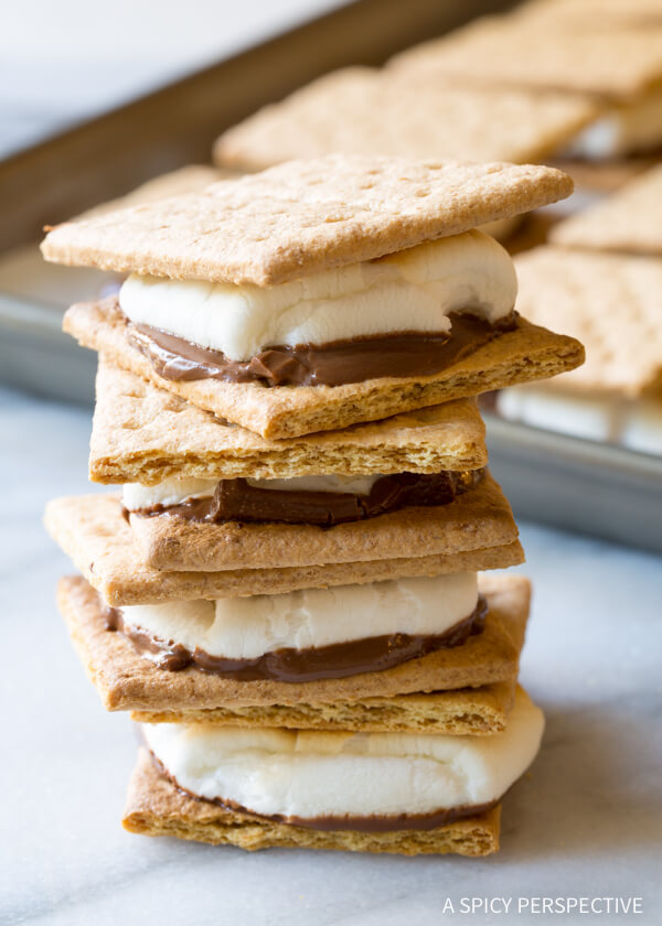 Easy Sheet Pan S’mores from A Spicy Perspective