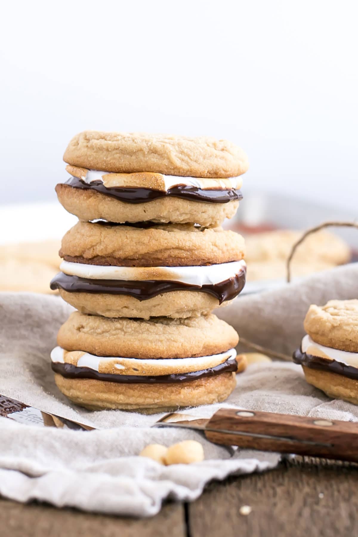 Peanut Butter S'mores Cookies from Liv for Cake
